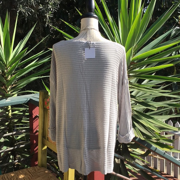 New! V-Neck Ribbed Sweater - Picture 5 of 5